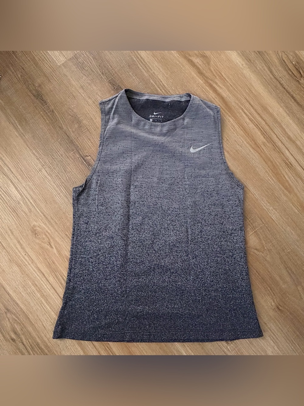 Nike Dri-FIT Sleeveless Gradient Tank Top - Grey/Black